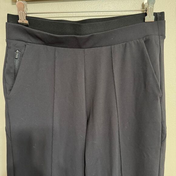 Athleta Venice pintuck pants pull on straight leg black size small - Picture 4 of 8